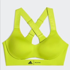 Ivy park x peloton yellow sports bra size medium